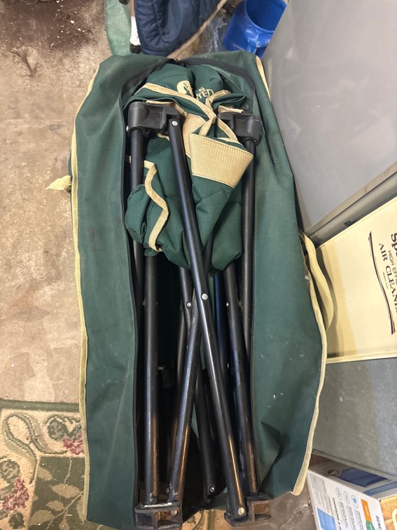 Whitetails Unlimited folding chair and case