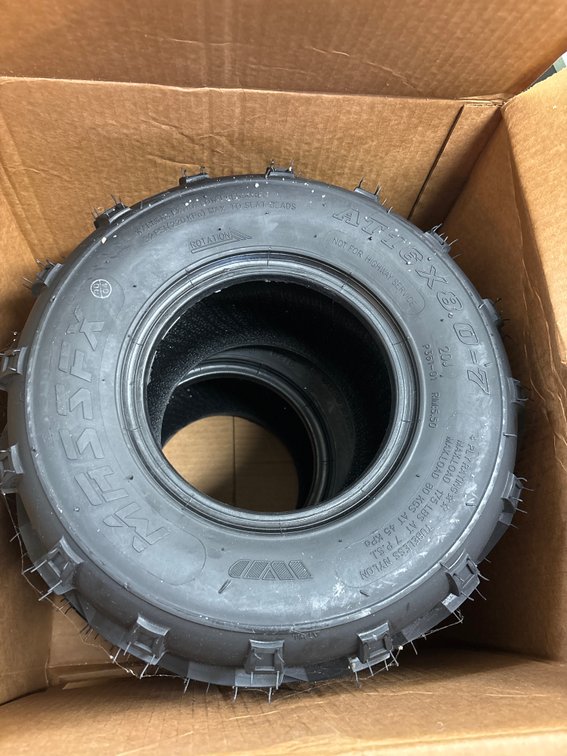 (2) New MASSFX ATV 16x8.0-7 Tires