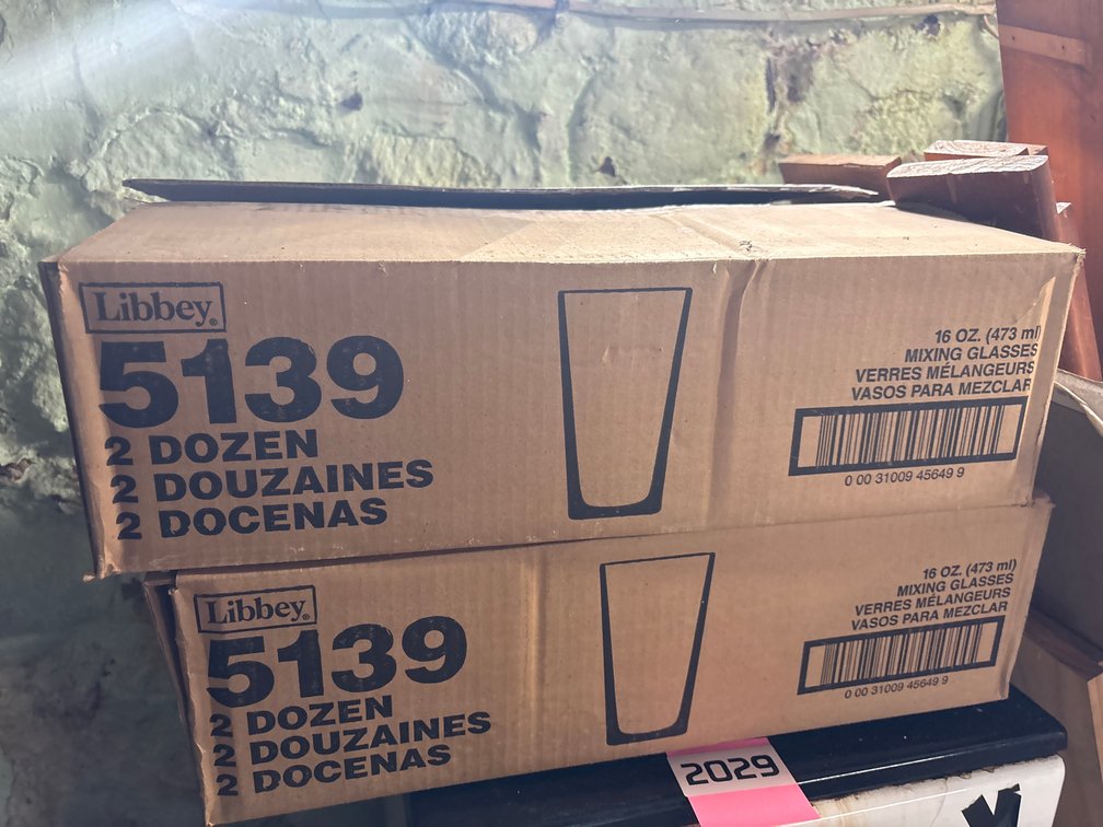 Four dozen Bud Light 16 ounce glasses