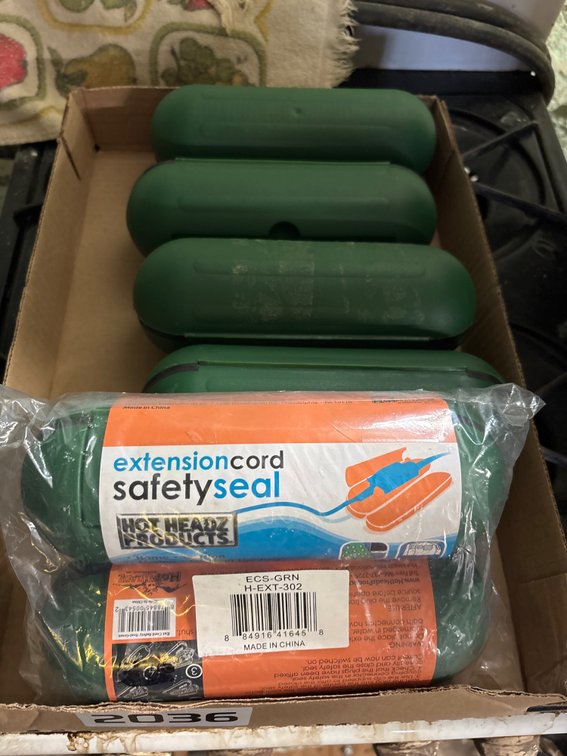 (6) Extension Cord Protectors