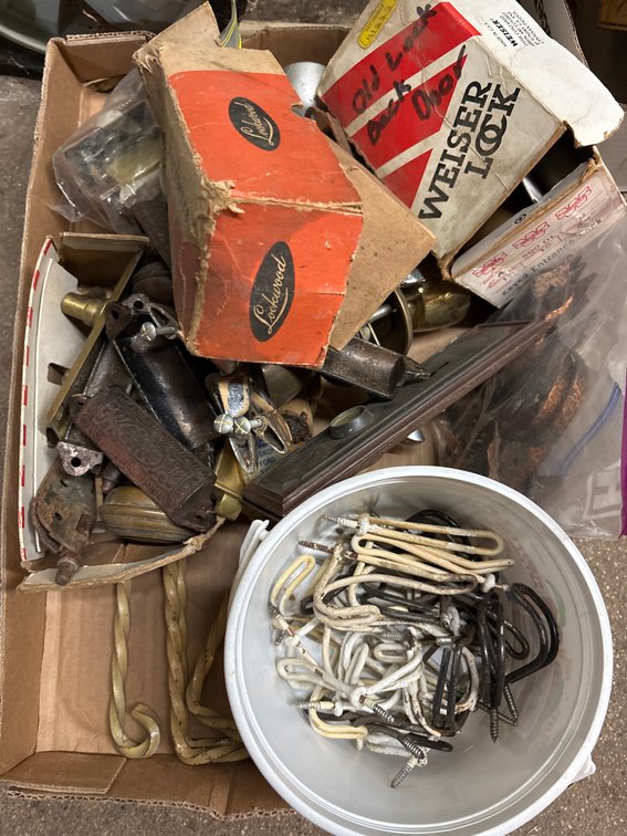 Older Metal House Hardware