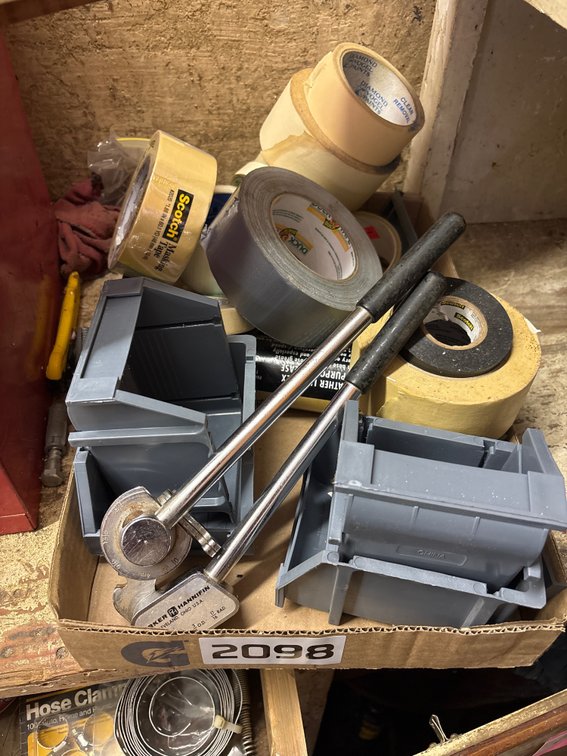 Tape Assortment & Tubing Bender box