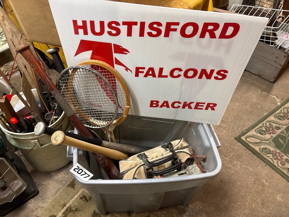 Tote of sporting equipment