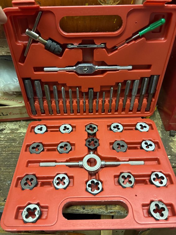 Grip Tap & Die Set with Case