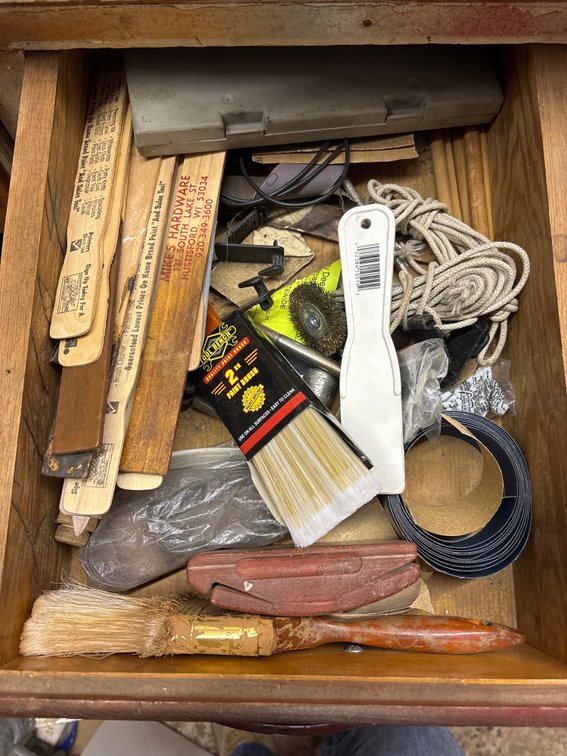 Contents of Drawer & Shelf