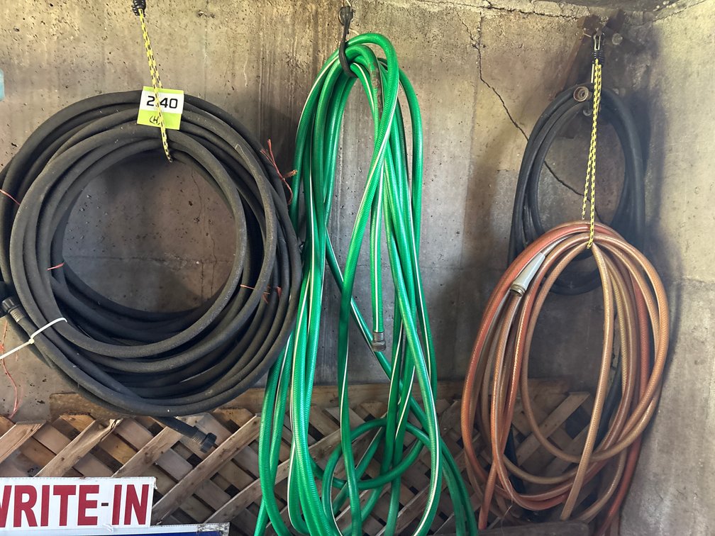(4) Garden hoses
