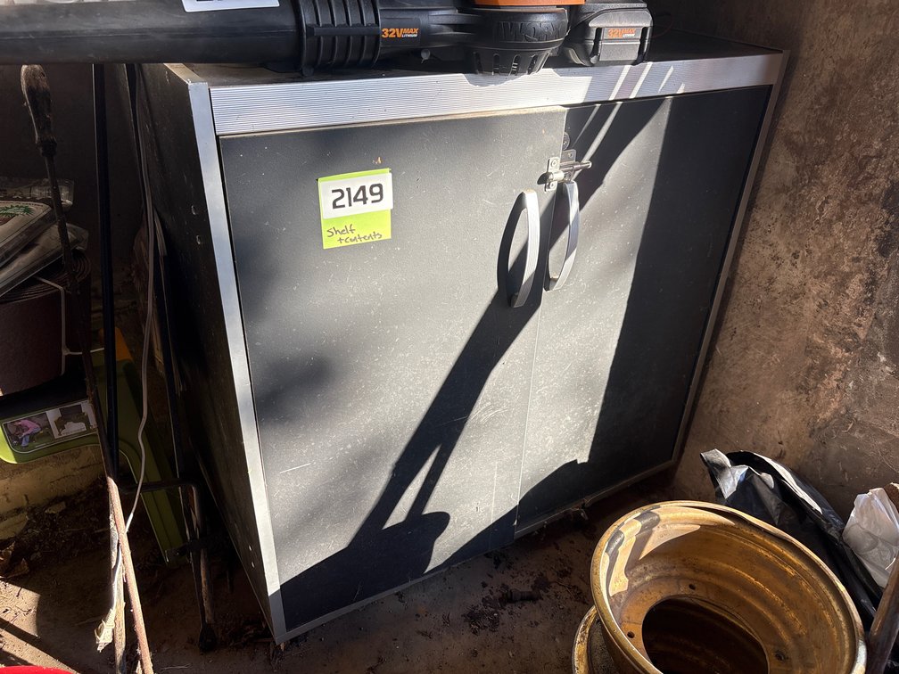 Cabinet and contents
