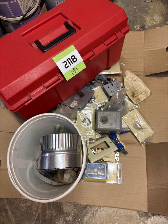 Electrical Supplies & Red Nesting Tool Boxes