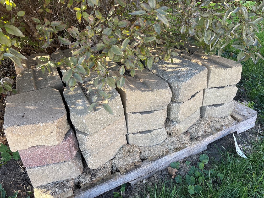 (2) Pallets of Retaining Wall Block