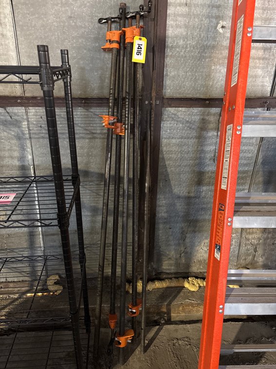 (4) Pipe Clamps