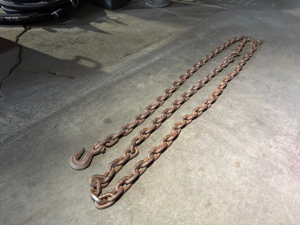 3/8” x 14ft Chain; Bucket