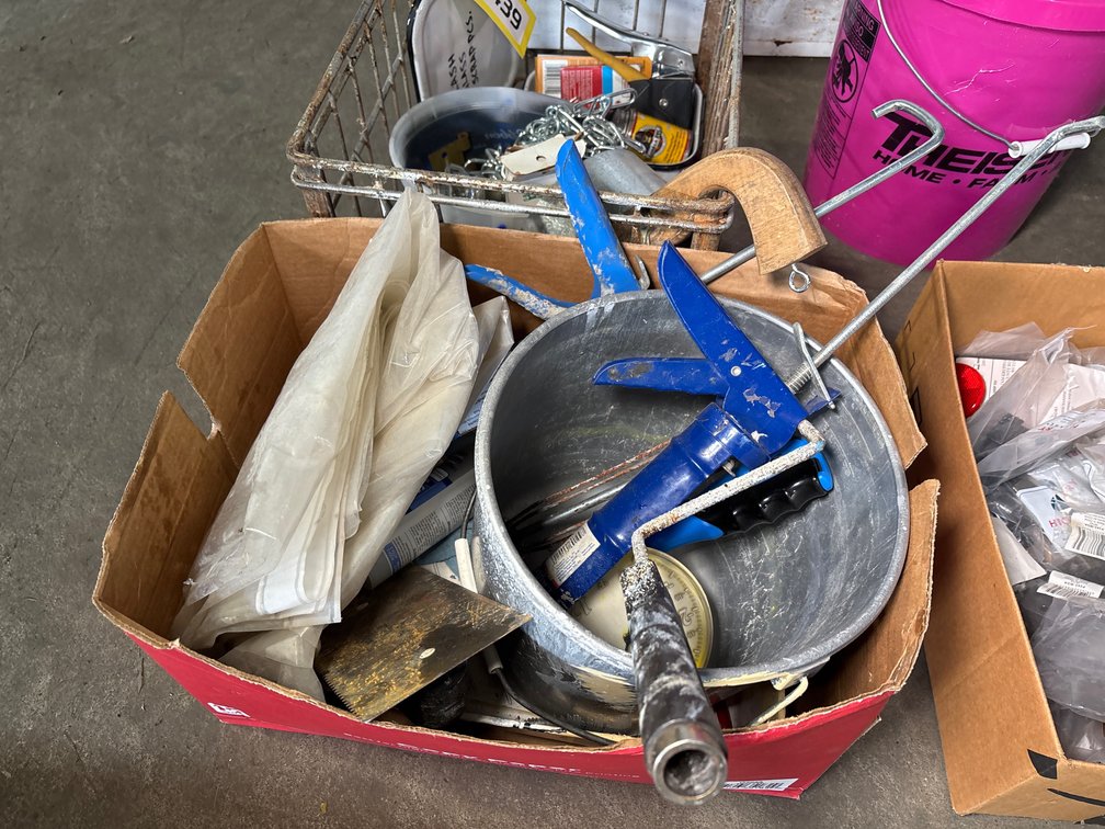 Caulk Guns; Paint Supplies; Trowel