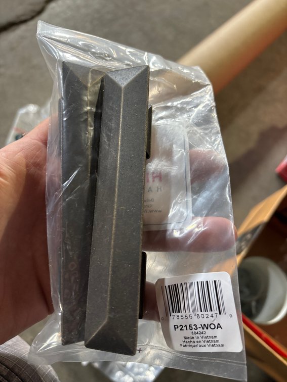 (12) Hickory Handles & (7) Hinges