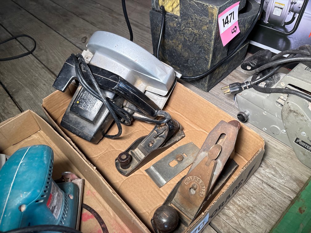 7-1/4” Circular Saw; Millers Falls Plane & Another