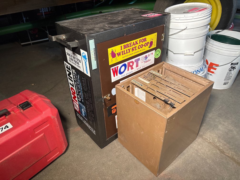 (2) Metal Cabinets plus Contents