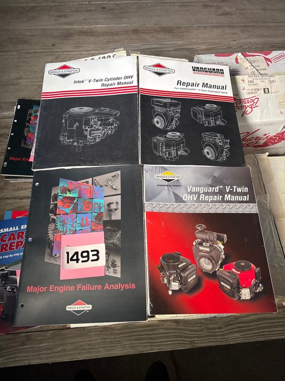 (3) Briggs V-Twin Repair Manuals; Failure Analysis