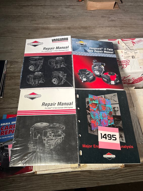 (3) Briggs & Stratton V-Twin Manuals; Failure Analysis