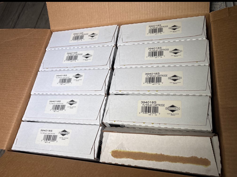 (10) Briggs & Stratton A/C Cartridge Filters