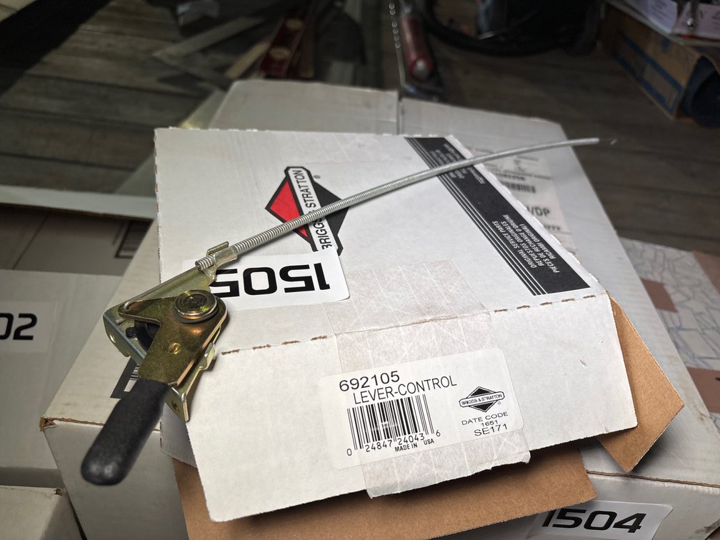 New Briggs & Stratton Control Lever