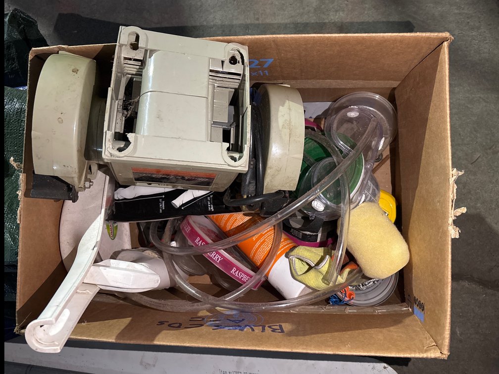 5” Bench Grinder, Dust Pan, Pruners & More