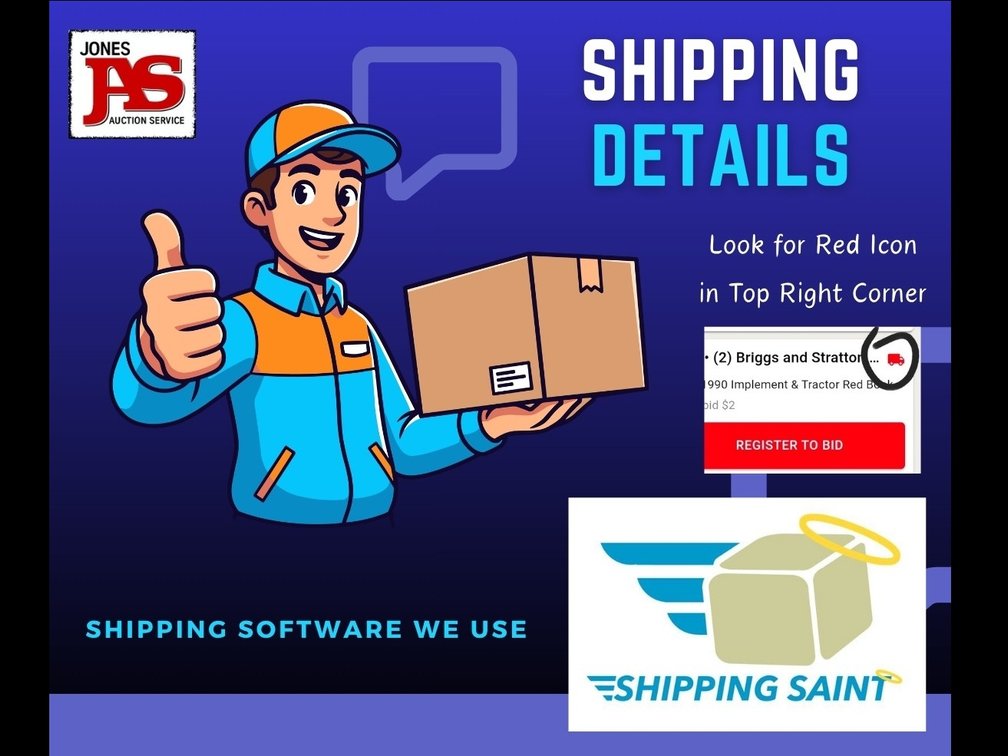 * Shipping Available on Small Items*