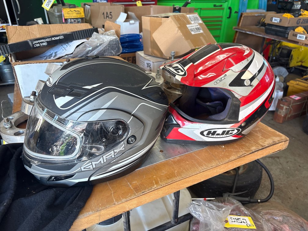 (2) Full Face Helmets
