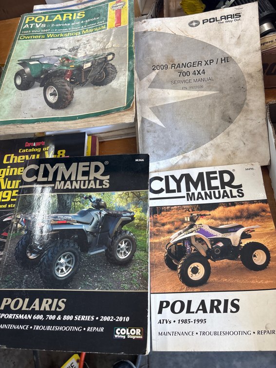 Clymer Manuals, Polaris Manuals