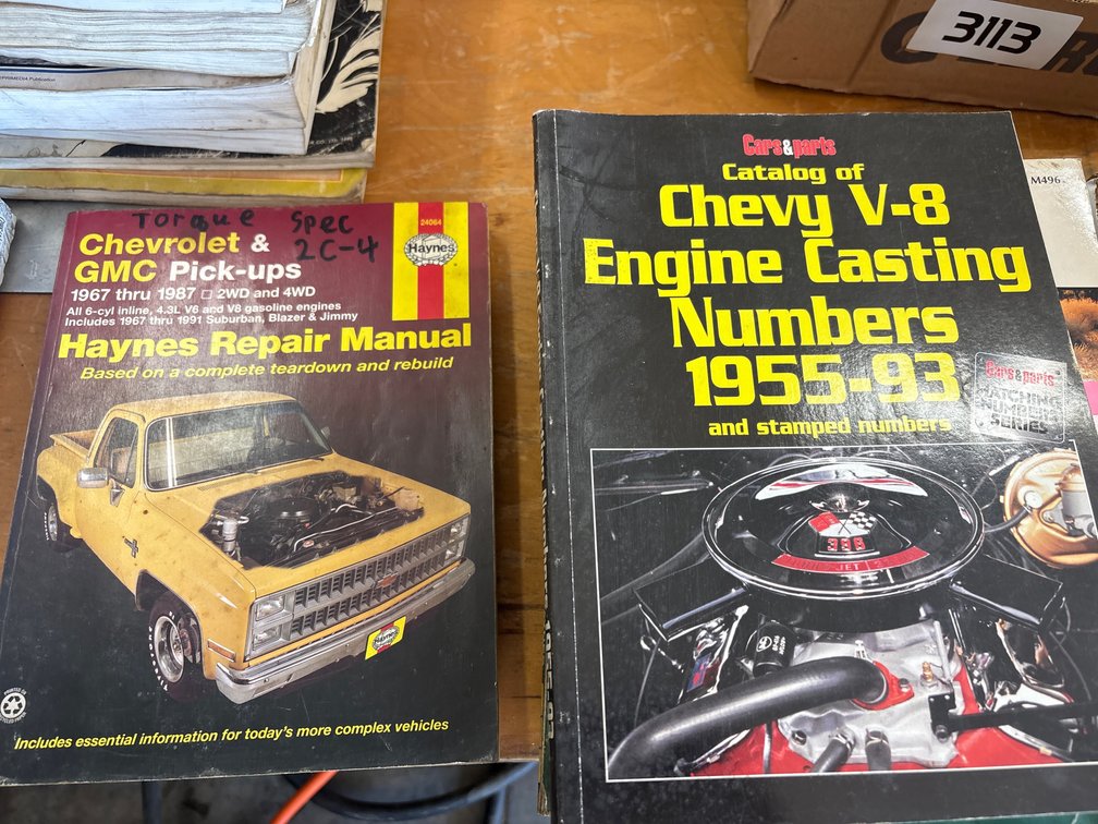 Chevy Truck 1967-1987, Chevy V-8 manuals