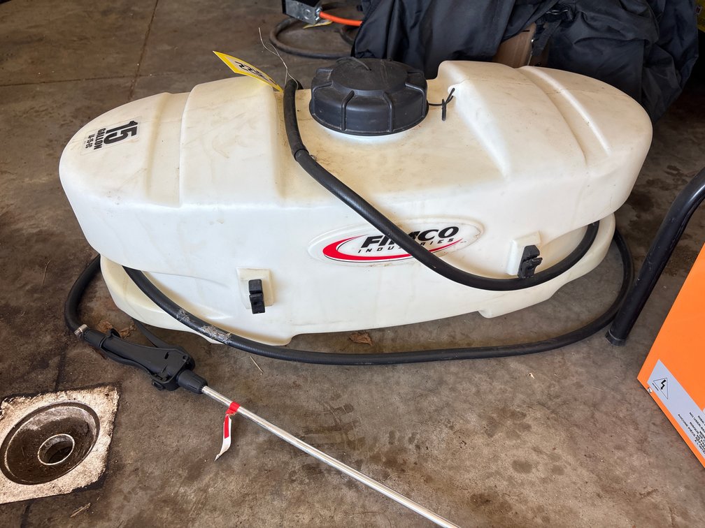 Fimco 15 gallon Sprayer, pump and wand