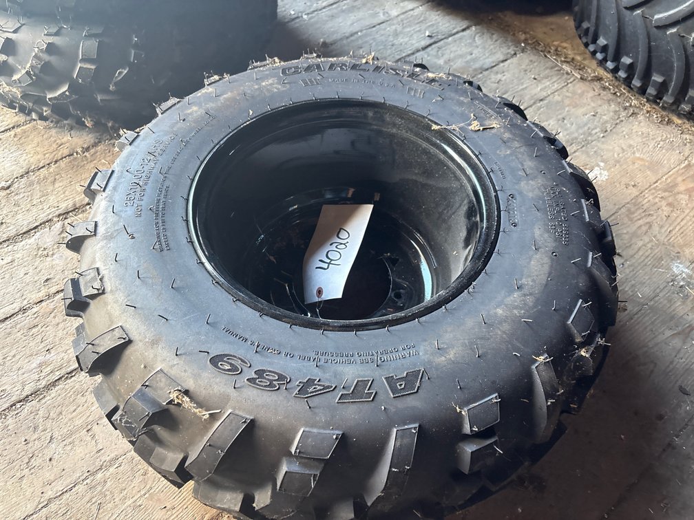 Carlisle ATV 25x 10.00-13 NHS tire and rim