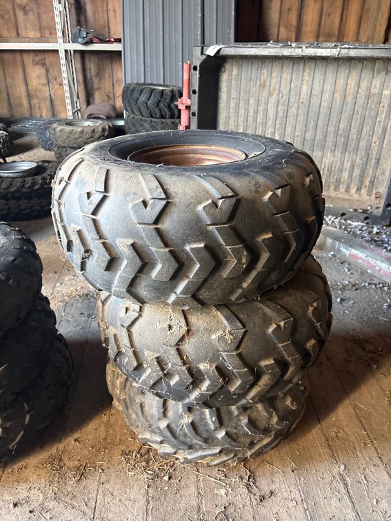 (3) Carlisle ATV Tires and rims