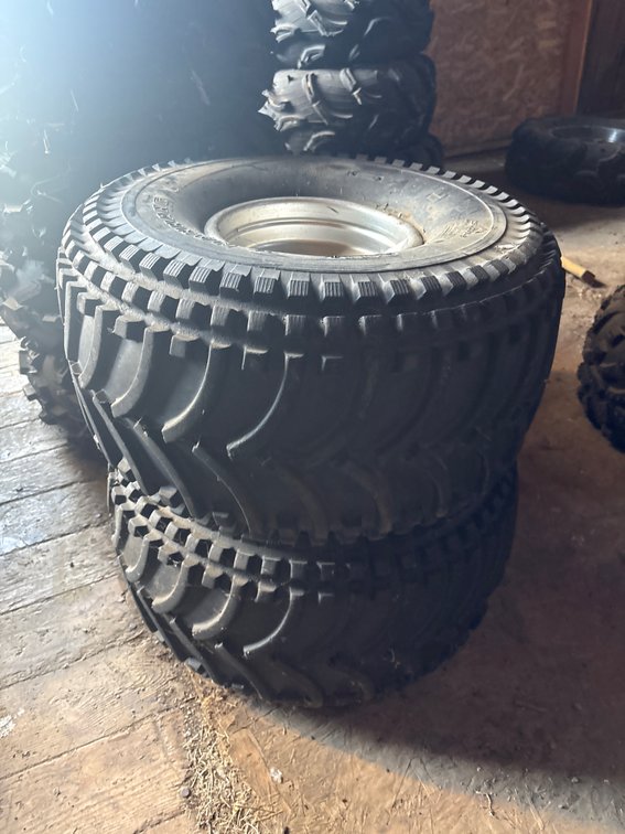 (2) Nankang ATV tires and rims