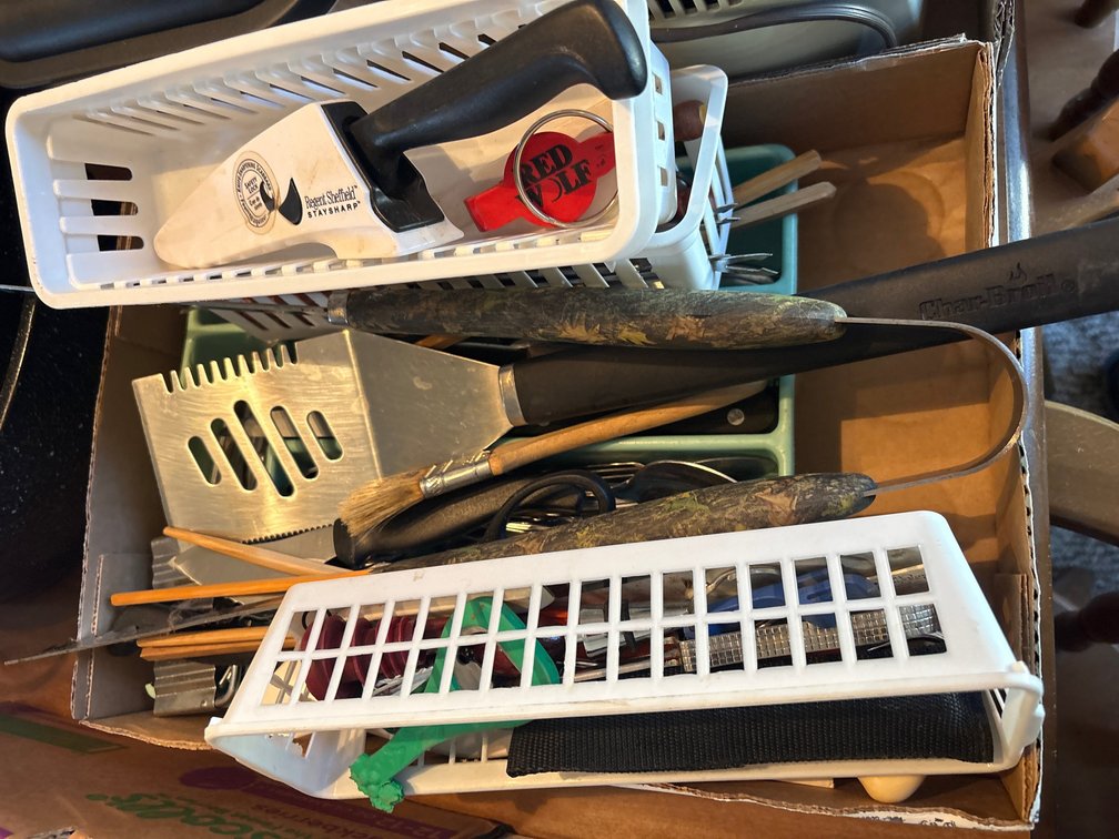 Utensils, knives, forks, fondue forks