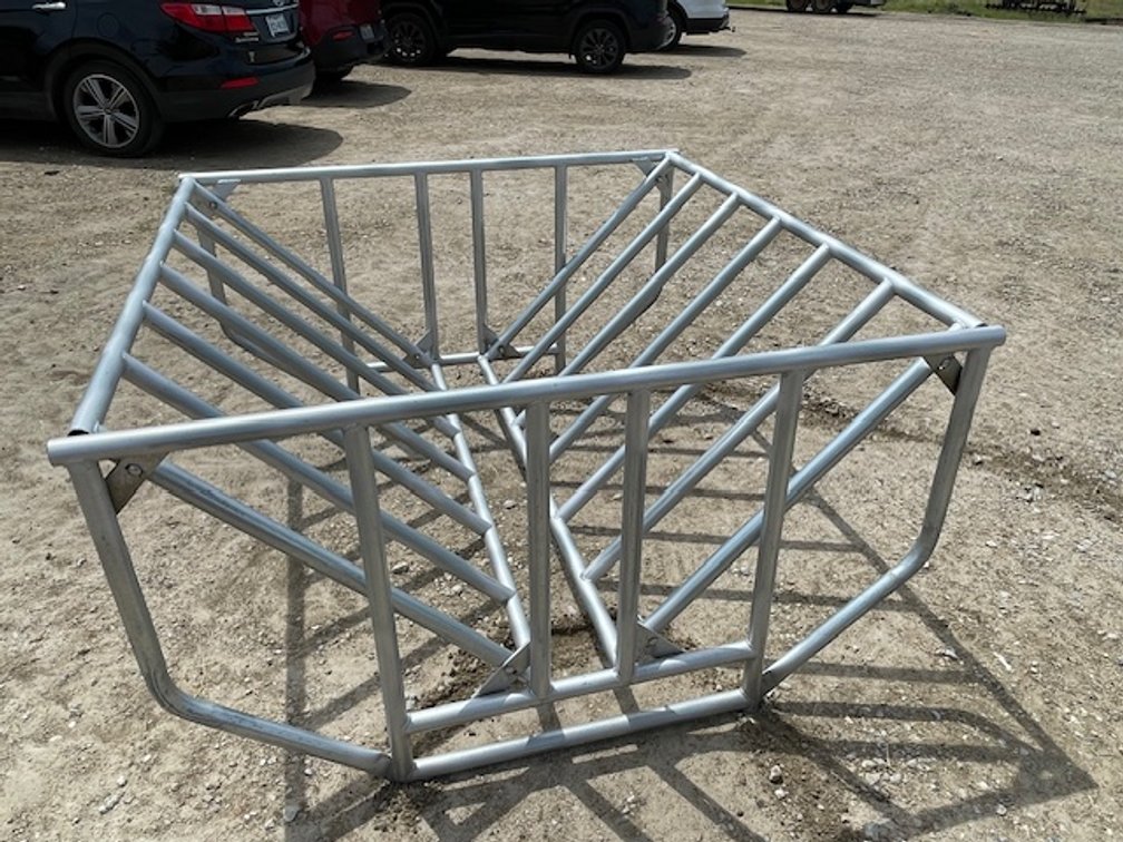 Image for Unused Galvanized Hay Cradle