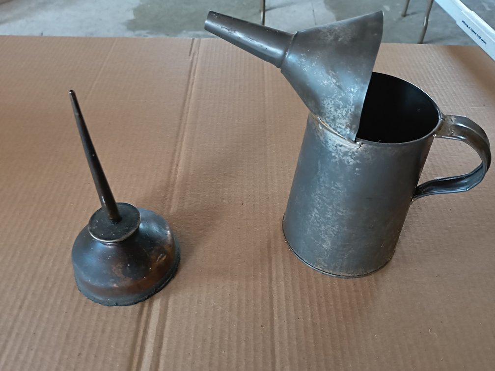 (2) Vintage Oil Cans