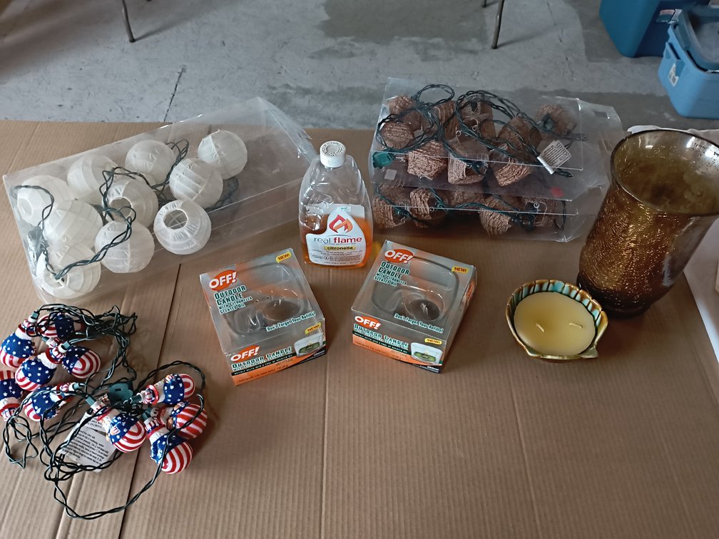 Camper Awning Lights with Extras