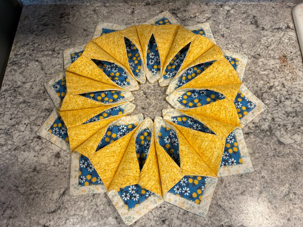 Hand Made Cloth Table Centerpiece