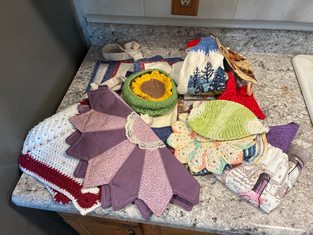 Hand Stitched Kitchen Linens