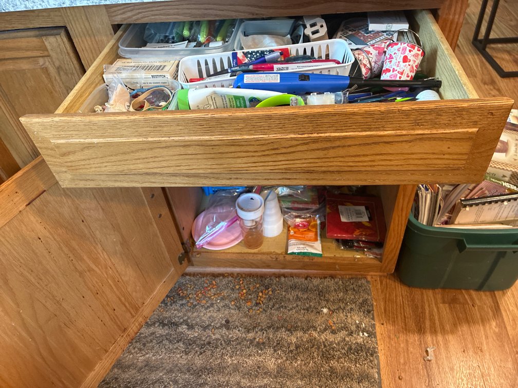 Lower Kitchen Cabinets, Gadgets, Stuff, Napkins And Related