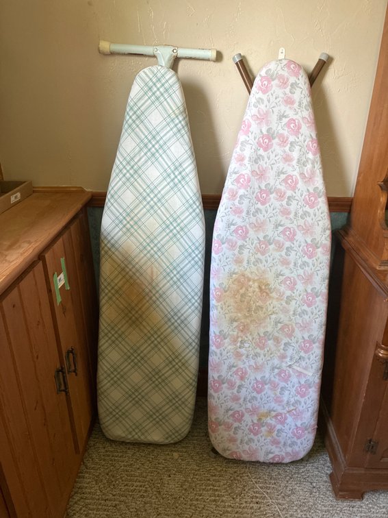 2 Vintage Metal Iron Boards