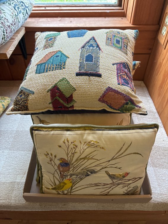 7 Small Bird Related Pillows