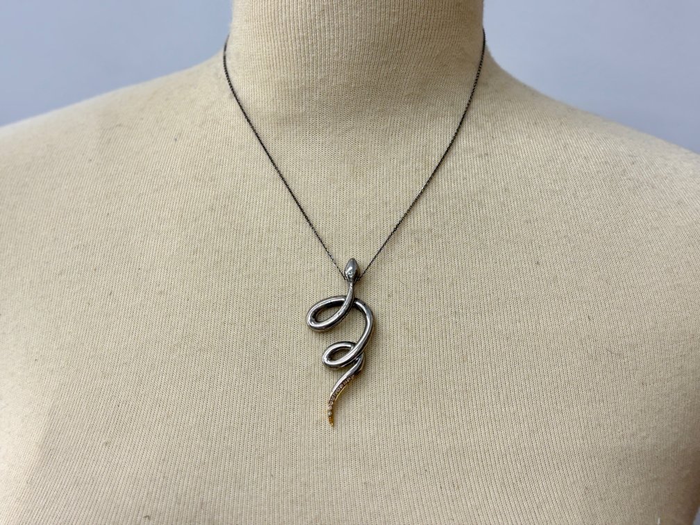 14K, Sterling Silver and Gemstones Sonia B Necklace