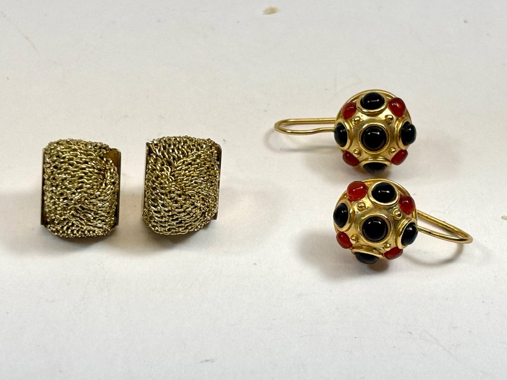 A&M Sterling Earrings and Vintage Carolee Earrings