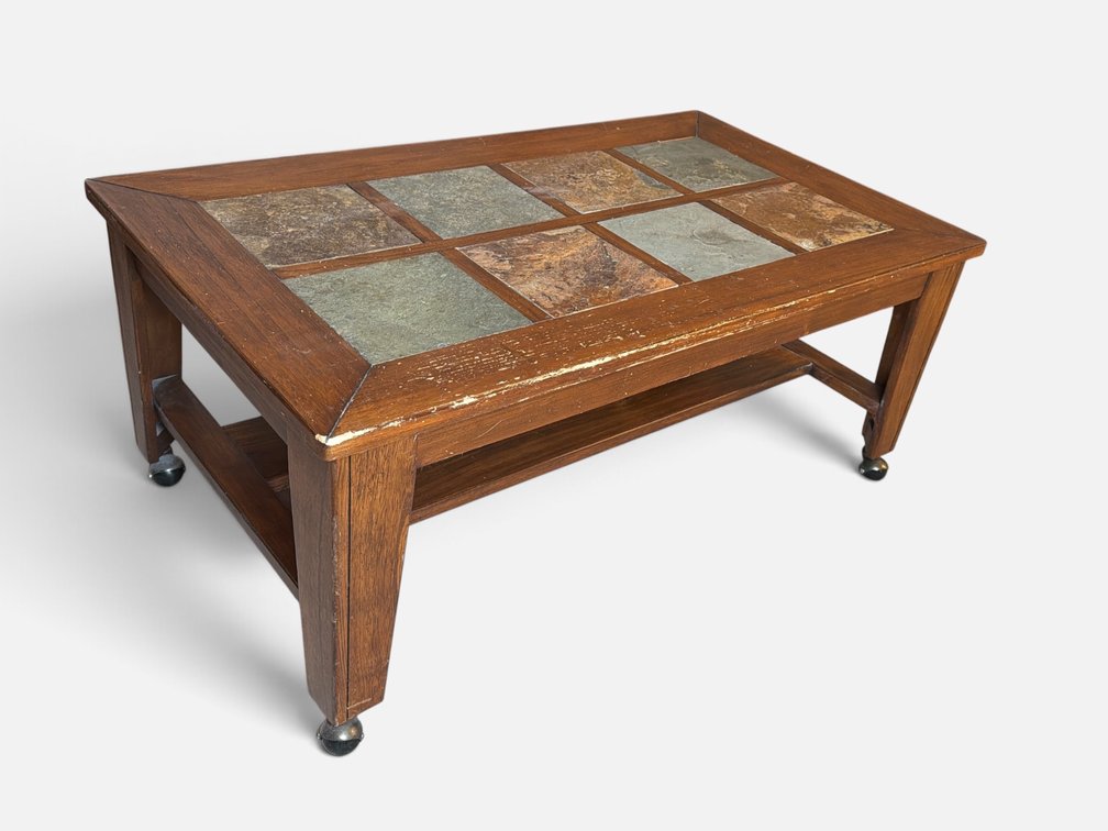 Contemporary Wood Coffee Table