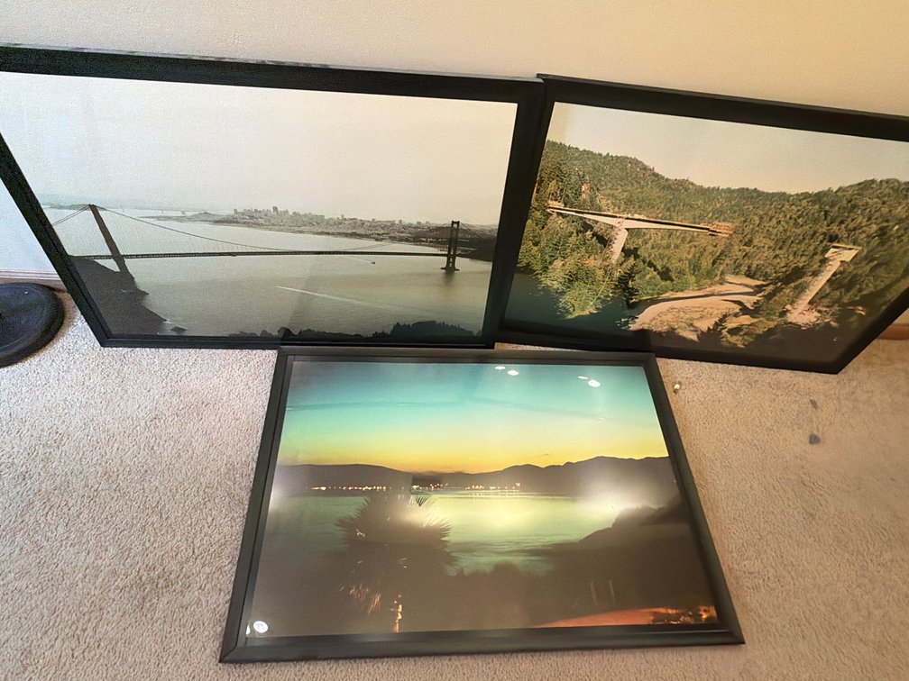 3 Framed Photography Scenes