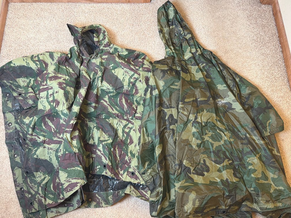 2 Military Style Camouflage Ponchos
