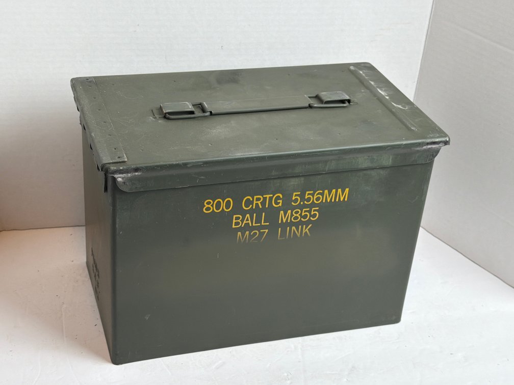 800 Rounds of 5.56mm Ball M855 M27 Link