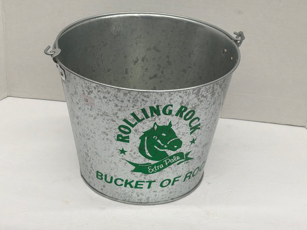 Rolling Rock Metal Bucket
