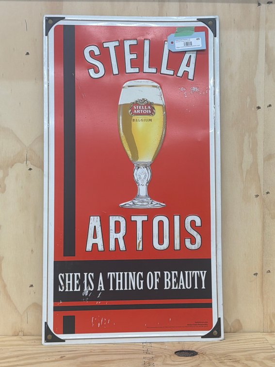 Stella Artois Metal Sign