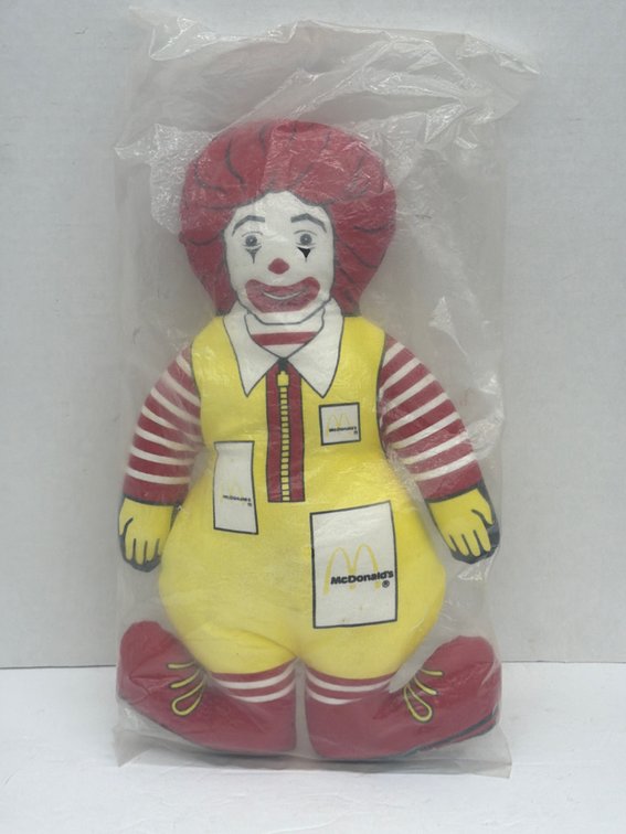 Ronald McDonald 12” Doll Plush